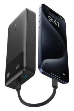 Anker powerbank snelladen 20.000 mAh zwart
