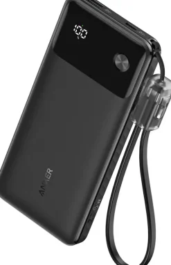 Anker powerbank snelladen 10.000 mAh zwart