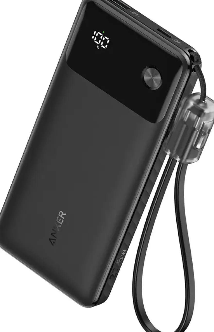 Anker powerbank snelladen 10.000 mAh zwart