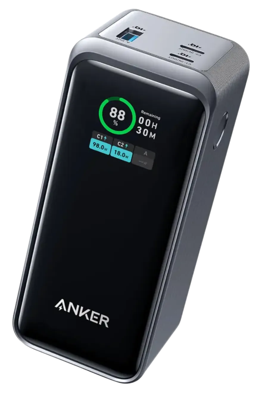 Anker Prime powerbank snelladen 20.000 mAh (200W)