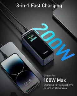 Anker Prime powerbank snelladen 20.000 mAh (200W)