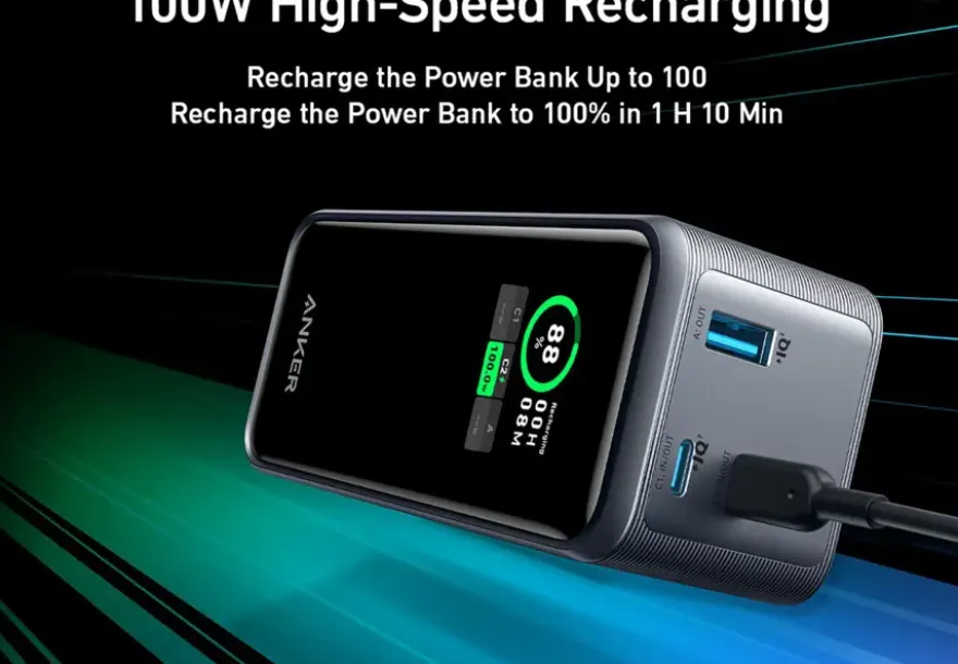 Anker Prime powerbank snelladen 20.000 mAh (200W)