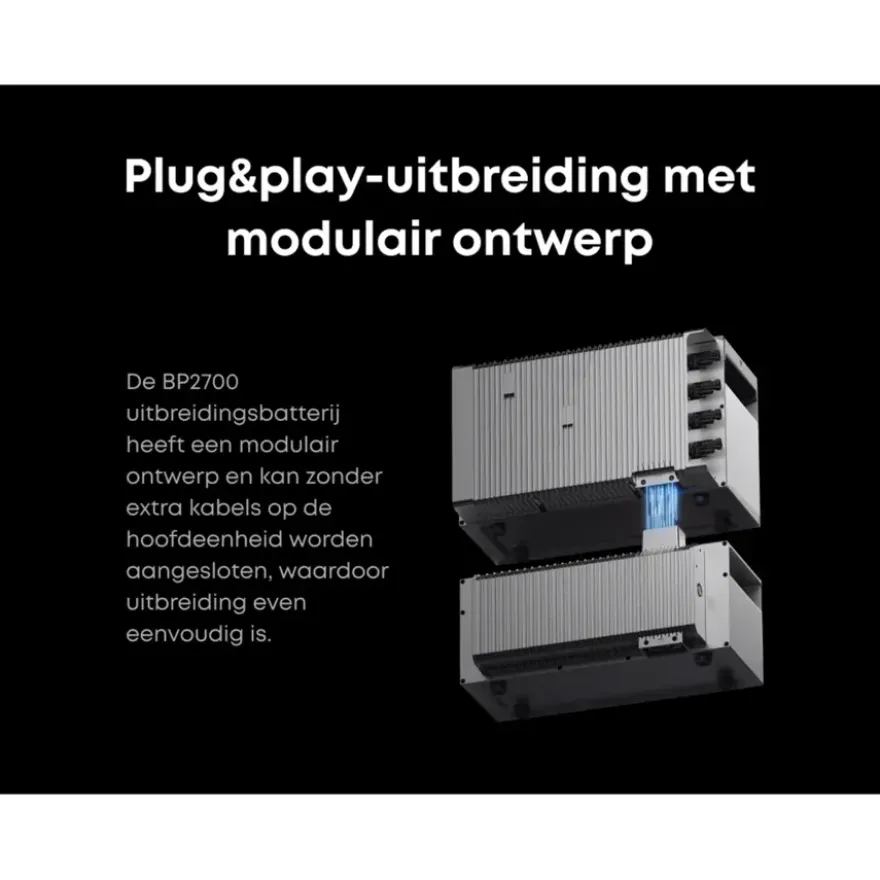 Anker Solix BP2700 uitbreidingsbatterij voor thuisbatterij Solix Solarbank 2 & 4
