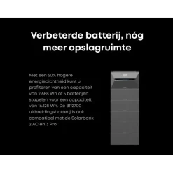 Anker Solix BP2700 uitbreidingsbatterij voor thuisbatterij Solix Solarbank 2 & 4