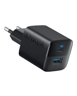 Anker 323 USB-C dual snellader zwart