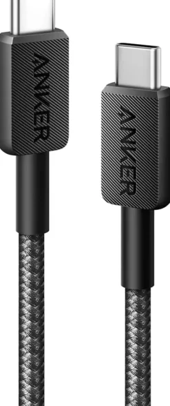 Anker 322 USB-C naar USB-C kabel snelladen 2 m zwart