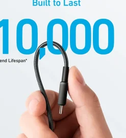 Anker 322 USB-C naar USB-C kabel snelladen 2 m zwart