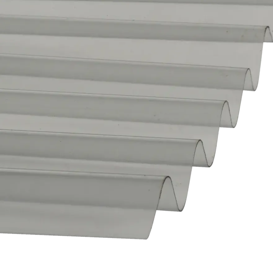 Aqualine PVC golfplaat 92/35 transparant 200 x 92 cm