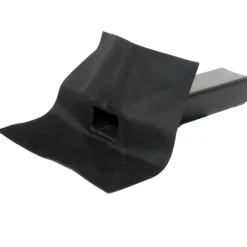 Aquaplan EPDM hemelwaterafvoer horizontaal 90° 60 x 100 mm