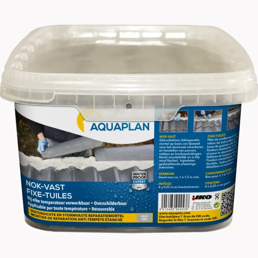 Aquaplan Nok-vast grijs 4 x 0,25 m 1,75 kg