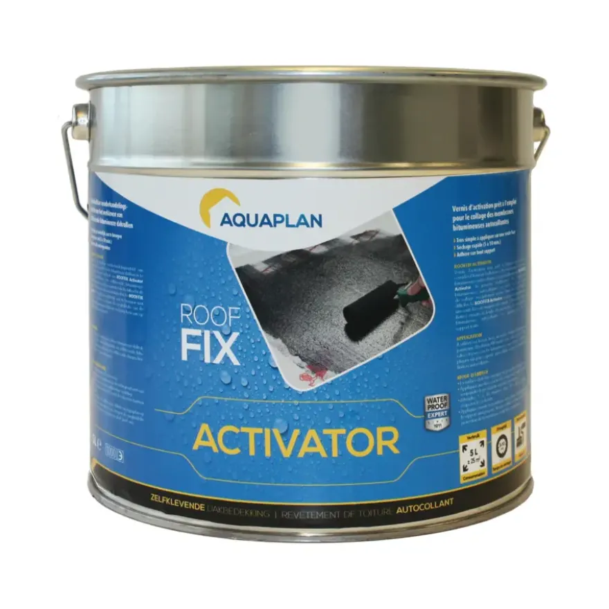 Aquaplan Rooffix dakprimer activator zelfklevende dakrol 5 liter