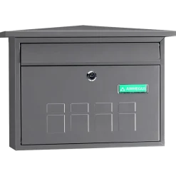 Arregui Brievenbus Deco Grijs