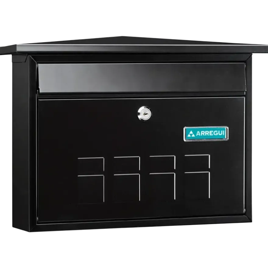 Arregui Brievenbus Deco Zwart