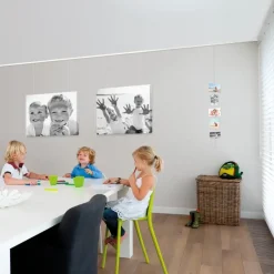 Artiteq Click Rail schilderij ophangsysteem compleet 2 meter wit crème RAL 9010