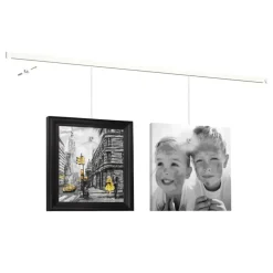 Artiteq Click Rail schilderij ophangsysteem compleet 2 meter aluminium