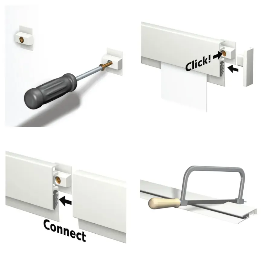 Artiteq Info Rail ophangsysteem 1 meter wit