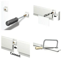 Artiteq Info Rail ophangsysteem 1 meter geborsteld aluminium