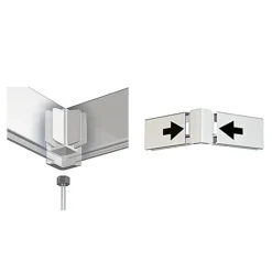 Artiteq schilderij ophangsysteem service set voor Click Rail aluminium