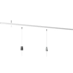 Artiteq Top Rail schilderij ophangsysteem compleet 2 meter wit RAL 9003