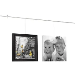 Artiteq Top Rail schilderij ophangsysteem compleet 2 meter wit RAL 9003