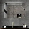 Atlantic badkamerspiegel Delon met verlichting rechthoek 60 x 80 cm chroom