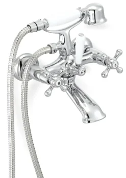 Atlantic badkraan Louise met handdouche chroom 15 cm