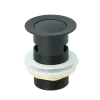 Atlantic Click pop-up wastafelafvoerplug Zwart