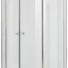 Atlantic douchecabine Cedar zilver glas 90 x 90 x 195 cm