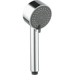 Atlantic douchekop Logan handdouche waterbesparend 3 standen ø 8 cm chroom