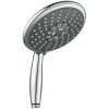 Atlantic douchekop Mason handdouche waterbesparend 3 standen ø 15 cm chroom