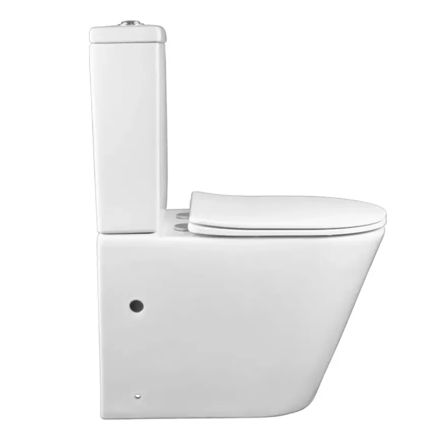 Atlantic duoblok toilet Jerry wit D-vorm
