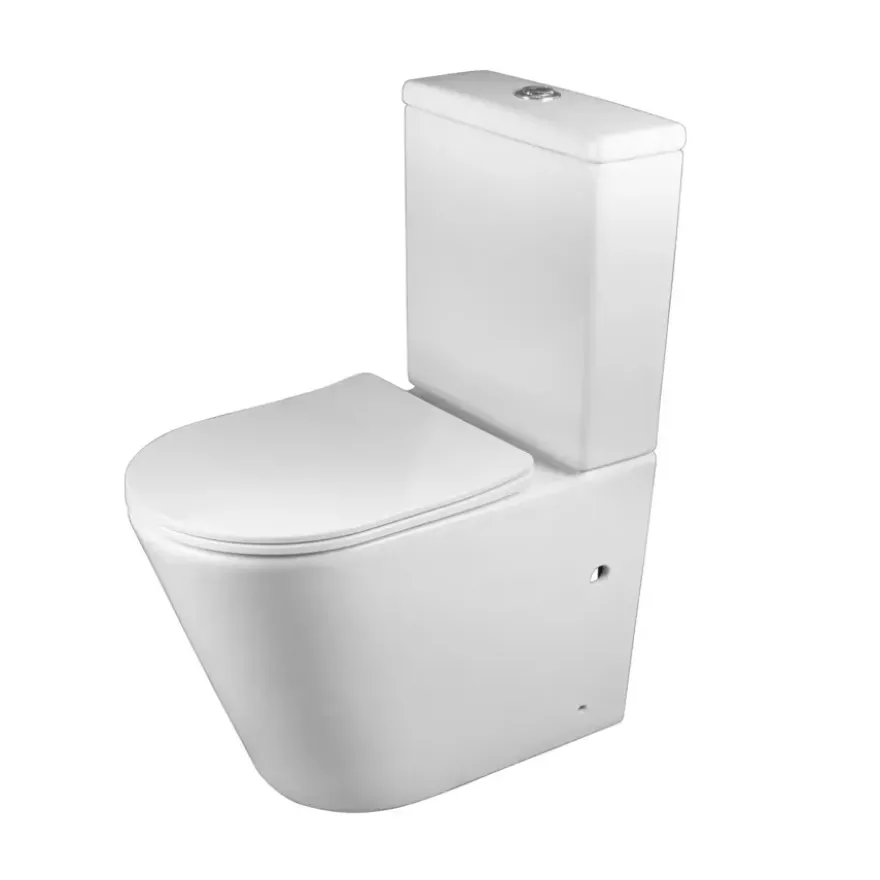 Atlantic duoblok toilet Jerry wit D-vorm