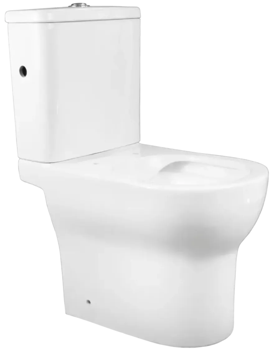 Atlantic duoblok toilet Nash wit D-vorm