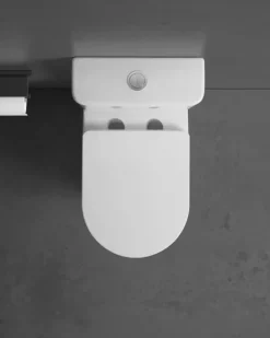 Atlantic duoblok toilet Nash wit D-vorm