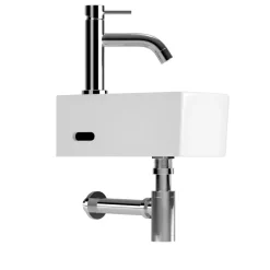 Atlantic fonteinset Ozzy hoekmodel wit