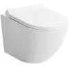 Atlantic hangend toilet Armin randloos wit met toiletzitting