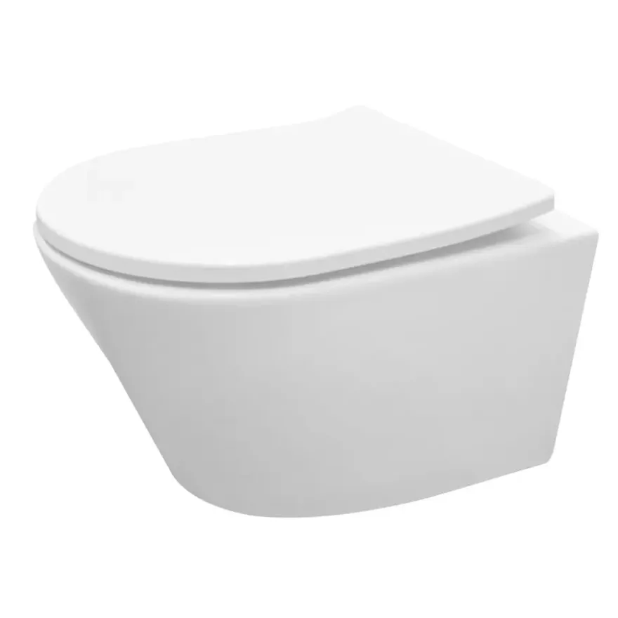 Atlantic hangend toilet Dayo compact wit