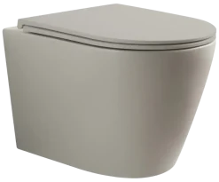 Atlantic hangend toilet Joey mat greige