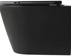 Atlantic hangend toilet Joey mat zwart