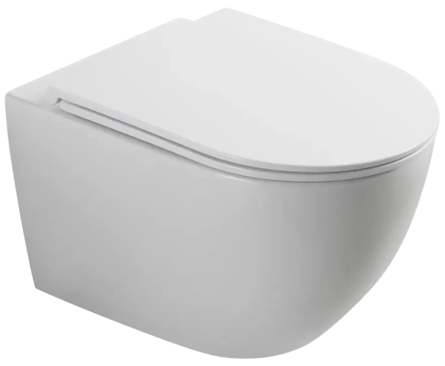 Atlantic hangend toilet Rick wit