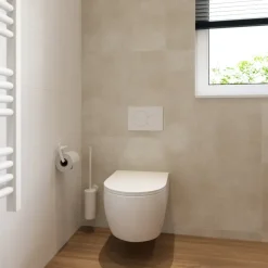 Atlantic hangend toilet Rick wit