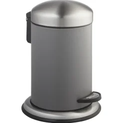 Atlantic pedaalemmer rond 3 liter Grijs