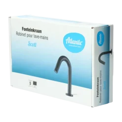 Atlantic Scott 1-knops fonteinkraan Zwart