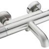 Atlantic thermostatische badkraan Colin RVS 15 cm
