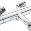 Atlantic thermostatische badkraan Colin chroom 15 cm