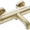 Atlantic thermostatische badkraan Colin goud 15 cm