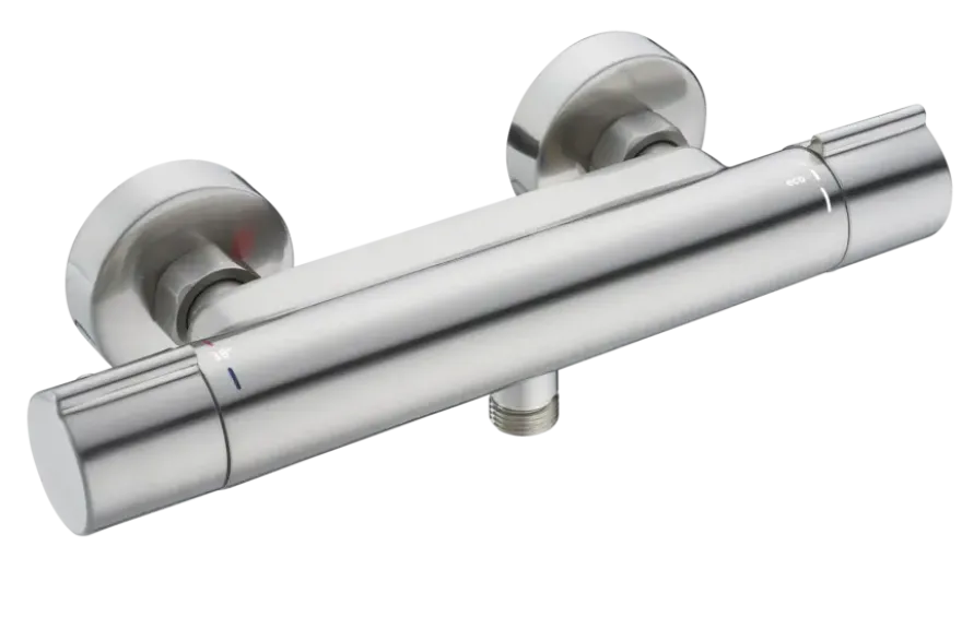Atlantic thermostatische douchekraan Colin RVS 15 cm