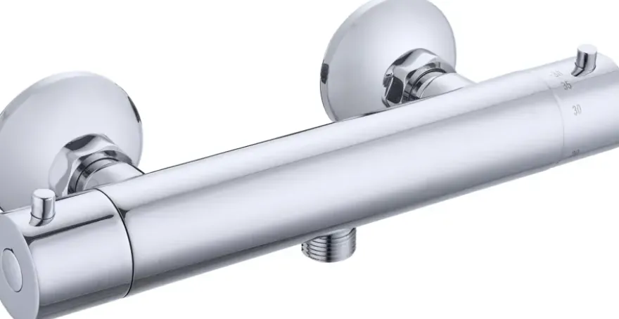 Atlantic thermostatische douchekraan Oscar chroom 15 cm