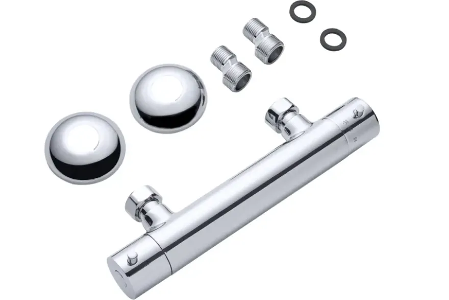 Atlantic thermostatische douchekraan Oscar chroom 15 cm