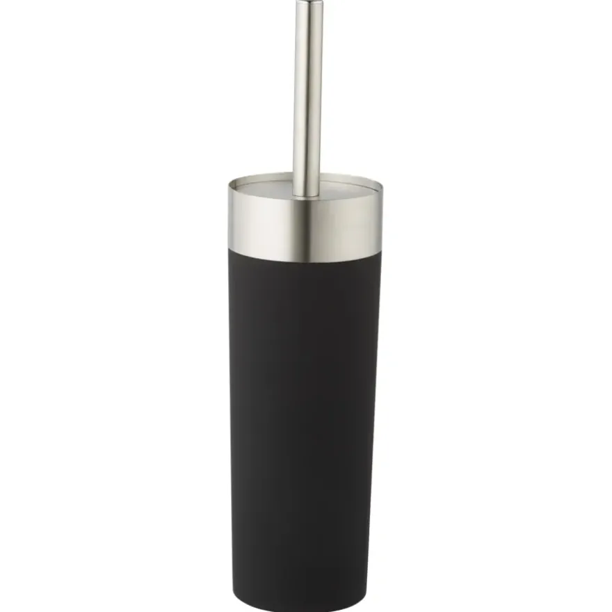 Atlantic toiletborstelgarnituur RVS/Zwart